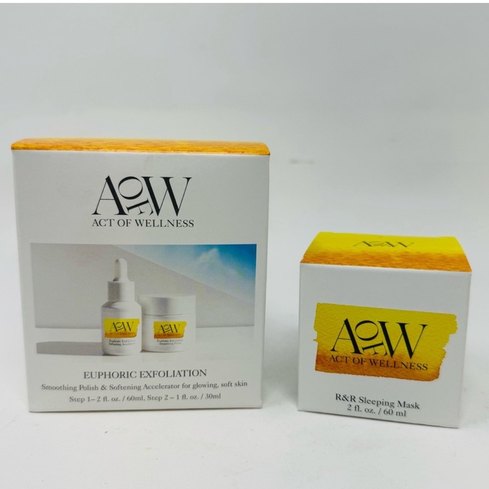 Skincare Mask Set - White and Yellow